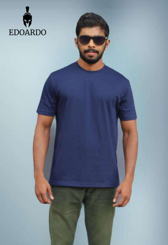 salary Literacy Nine Slim Fit Crew Neck T-shirt With 100% Cotton Single Jersey Fabric - Gift.lk